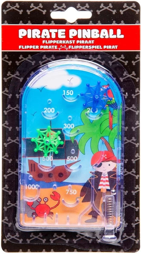 Lg-imports Mini-game Pinball Piraat Jongens 19 X 10 Cm - Afbeelding 2