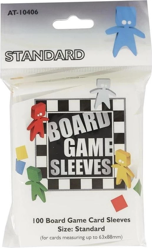 Asmodee Board Game Sleeves: Standard (63x88mm) - 100 Stuks