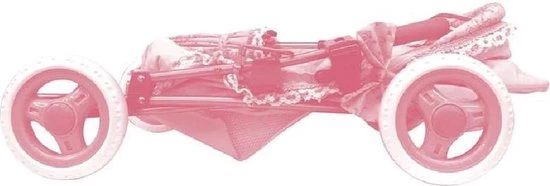 Poppenwagen Martina Decuevas (60 X 38 X 65 Cm) - Afbeelding 4