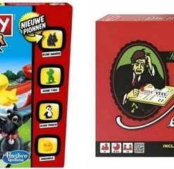 Hasbro Spellenbundel - 2 Stuks - Monopoly Junior & Mens Erger Je Niet