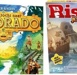 Hasbro Spellenbundel - 2 Stuks - De Zoektocht Naar El Dorado & Risk Junior