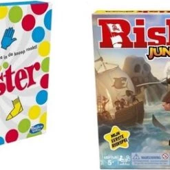 Hasbro Spellenbundel - 2 Stuks - Twister & Risk Junior