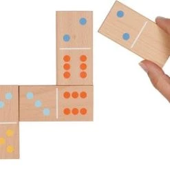 Goki DOMINO XXL 4x8x16cm, 28 Blokjes, Hout, 2+
