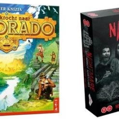 Merkloos Spellenbundel - 2 Stuks - De Zoektocht Naar El Dorado & Nightmare Horror Adventures