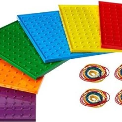 TickiT Geoboard Mixed Colour 15Cm
