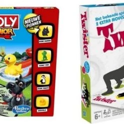 Hasbro Spellenbundel - 2 Stuks - Monopoly Junior & Twister
