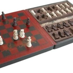 TA-HWA Schaakspel Terracotta Army - Mini Zwart