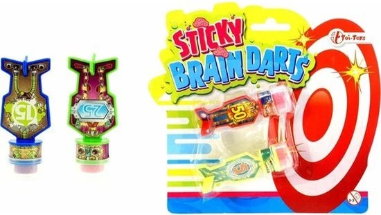 Redhart Toi Toys Sticky Figuur Dart Op Kaart (1 Stuk) Assorti