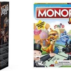 Gezelschapsspel - Monopoly Junior & Jenga - 2 Stuks