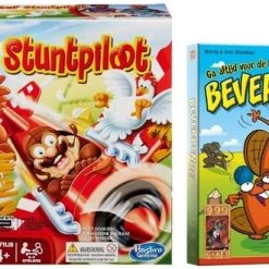 Merkloos Spellenbundel - 2 Stuks - Stef Stuntpiloot & Party & Beverbende