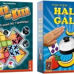 999 Games Spellenbundel - Dobbelspel - 2 Stuks - Halli Galli & Keer Op Keer