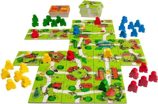 999 Games Spellenbundel - 2 Stuks - Carcassonne Junior & Franks Zoo - Afbeelding 4