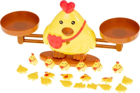 Weidenfell Reken Weegschaal - Reken Balans Spel - Thema Kip - Educatief Spel - Leren Rekenen - Afbeelding 6