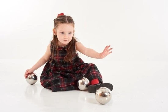 TickIT Sensorische Mysterieuze Reflectie Ballen Met Geluid - Set Van 6 - Afbeelding 3