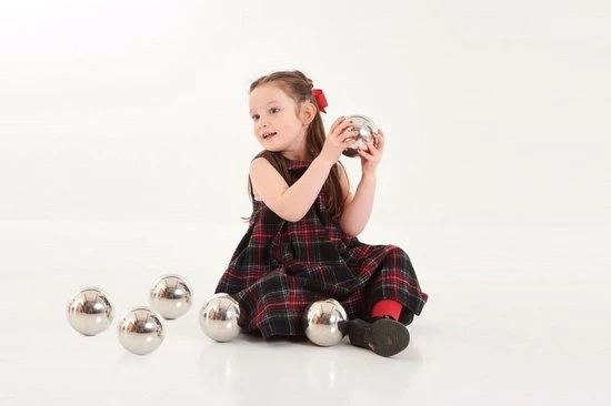 TickIT Sensorische Mysterieuze Reflectie Ballen Met Geluid - Set Van 6 - Afbeelding 5