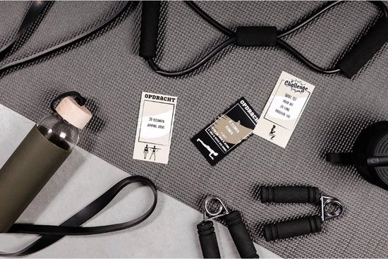 SENZA Fitpot - 100 Sportieve Opdrachten - Lekker Fit Blijven - Zwart - Afbeelding 2