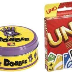Mattel Games Spelvoordeelset Dobble Classic - Kaartspel & Uno - Kaartspel