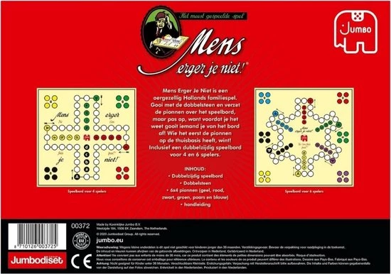 Hasbro Spellenbundel - 2 Stuks - Mens Erger Je Niet & Monopoly Efteling - Afbeelding 3