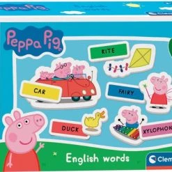 Clementoni Klassieke Educatieve Spellen - Peppa Pig - Eerste Engelse Woordjes, Educatief Spel, 3-6 Jaar - 16352