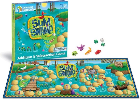Learning Resources Sum Swamp™ (Sommen Moeras) Optellen En Aftrekken - Afbeelding 2