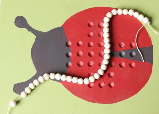 Koekediefje Solitair Spel - Kinderspeelgoed- Duurzaam- Handgemaakt - Hout