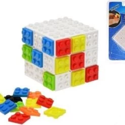 Brain Games Magische Kubus Breinbreker Met Steentjes - Cre Er Je Eigen Unieke Puzzel - Fidget Toy - 6 X 6 Cm
