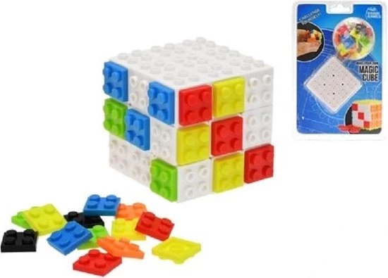 Brain Games Magische Kubus Breinbreker Met Steentjes - Cre Er Je Eigen Unieke Puzzel - Fidget Toy - 6 X 6 Cm