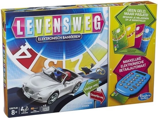 Hasbro Spellenbundel - 3 Stuks - Monopoly Valsspelerseditie & Jenga & Levensweg Elektronisch Bankieren - Afbeelding 11