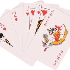 Merkloos Mini Jungle Dieren Thema Speelkaarten 6 X 4 Cm In Doosje Van Karton - Handig Formaatje Kleine Kaartspelletjes