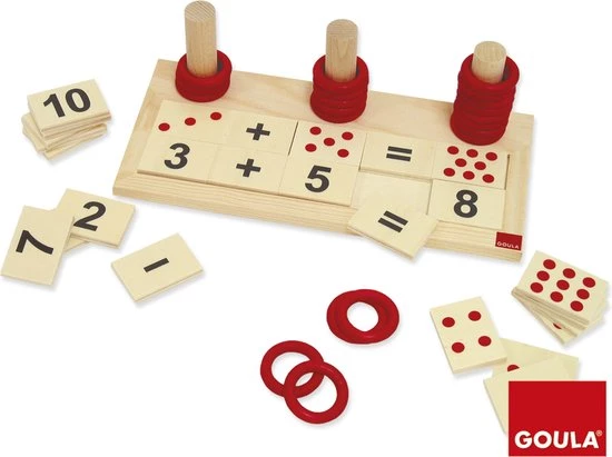 Goula Optellen En Aftrekken Houten Spel - Afbeelding 4