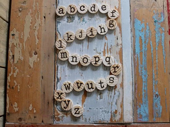 Merkloos Letters Leren - Houten Speelgoed - Educatief Speelgoed - Alfabet - Afbeelding 5