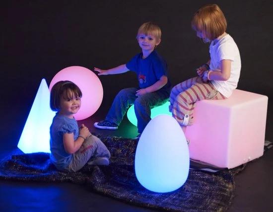 TickiT Sensorische Lichtkubus Met Kleur | XL Nachtlamp Kinderkamer | 40 X 40 X 40 Cm - Afbeelding 10