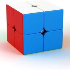 Movement Monkey Professionele Speed Cube 2 X 2 - Stickerless - Met Draagtas