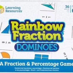 Learning Resources Rainbow Fraction Dominoes / Breuken Domino