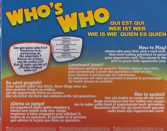 Hti Toys Wie Is Wie Familiespel 2 Tot 4 Spelers - Afbeelding 2