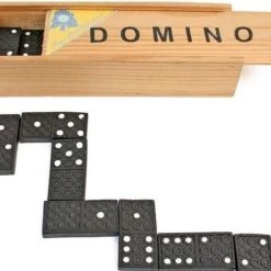 Paul Import Domino In Houten Doosje - Reiseditie - Het Perfecte Reisspel Voor Op Vakantie.