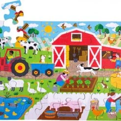 Bigjigs Farmyard Floor Puzzle (48 Piece)