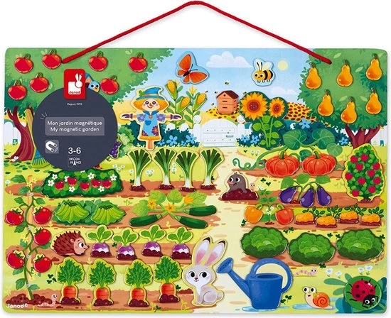 Janod Magneetbord - Moestuin