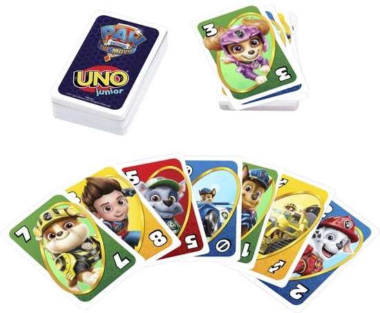 UNO Junior Paw Patrol - Mattel Games - Kaartspel - Kinderspel - Afbeelding 2