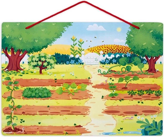 Janod Magneetbord - Moestuin - Afbeelding 2