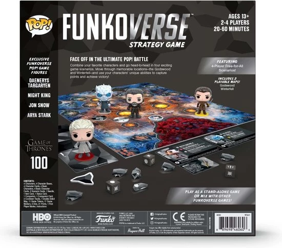 Funko POP! - Funkoverse: Game Of Thrones - 4 Pack Stragedy Game (46060) - Afbeelding 10