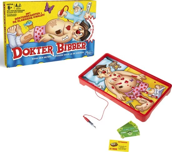 Hasbro Gaming Dokter Bibber - Kinderspel - Afbeelding 12