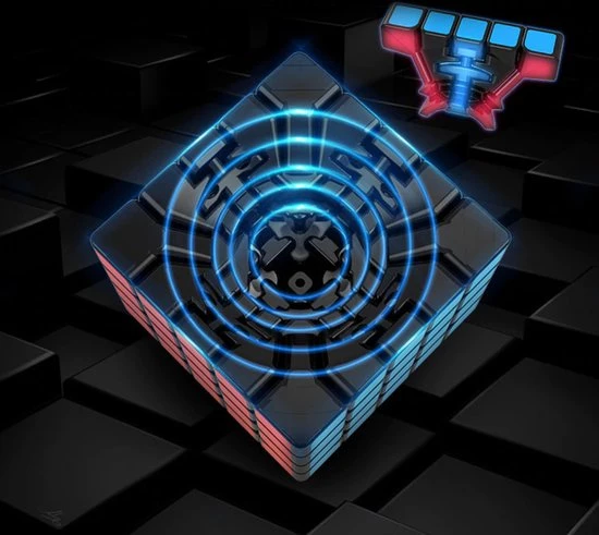 MoYu Aochuang WR M 5x5 Speedcube - Magnetisch - Stickerless - Professionele Draai Puzzel Kubus - Afbeelding 9