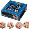 Philos - Puzzelset, 4 Houten Puzzels 21x21x7.5 Cm - Mental Training
