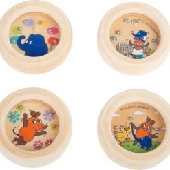 Goki Behendigheidsspel Kangoeroe Junior 8 Cm Hout Bruin/blauw