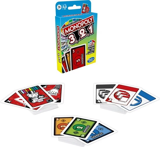 Monopoly 3, 2, 1 - Franstalig Kaartspel - Afbeelding 4