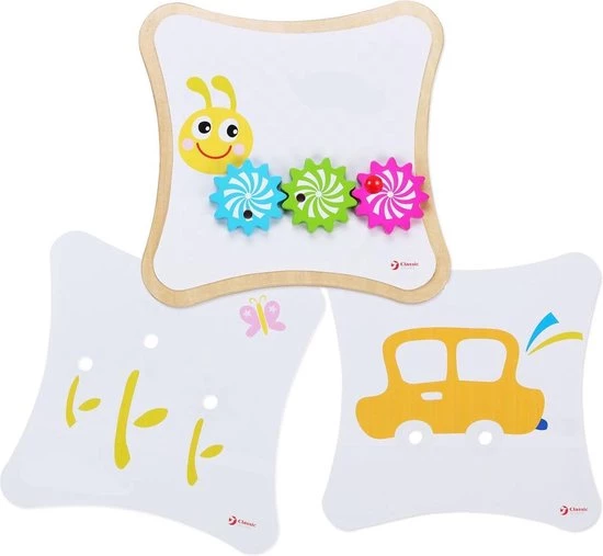 Classic World KLASSIEKE WERELD Arcadespel Montessori-tandwielen - Afbeelding 4