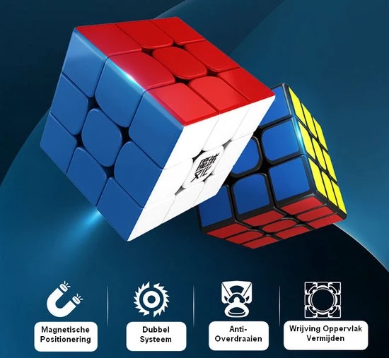 4x4 MOYU® Magnetische Puzzelkubus - SpeedCube Zonder Stickers - Licht En Soepel Voor Wedstrijden - Sale! - Afbeelding 5