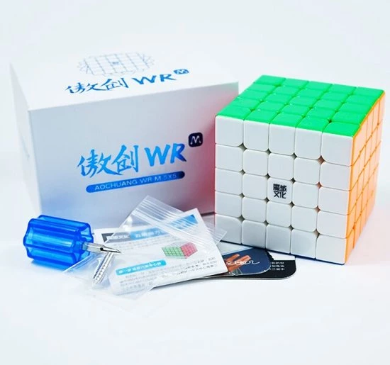 MoYu Aochuang WR M 5x5 Speedcube - Magnetisch - Stickerless - Professionele Draai Puzzel Kubus