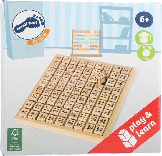 Small Foot Company Small Foot - Houten Leerspel - Leren Vermenigvuldigen - Afbeelding 2